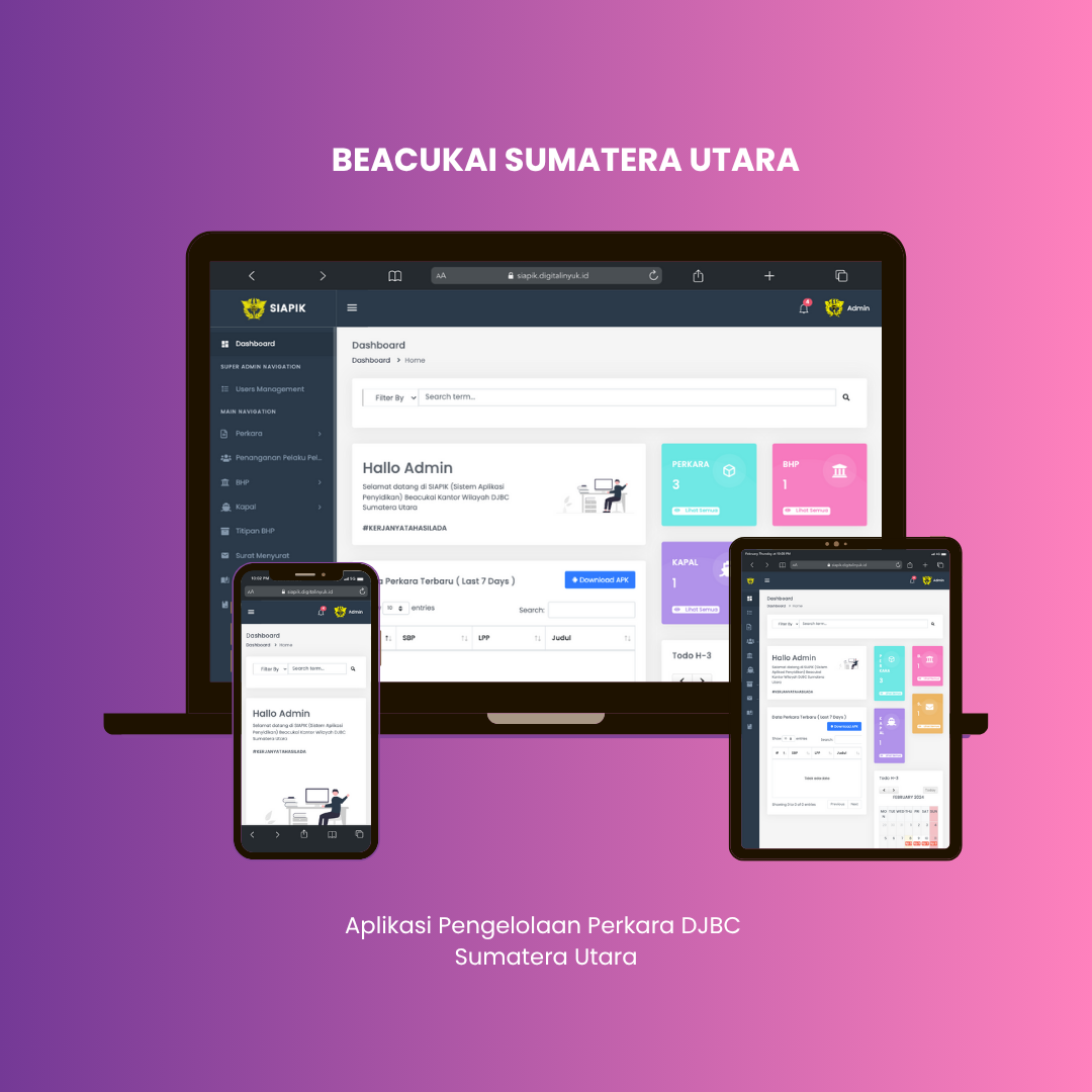 Portfolio Sistem Penindakan Aplikasi Kapal