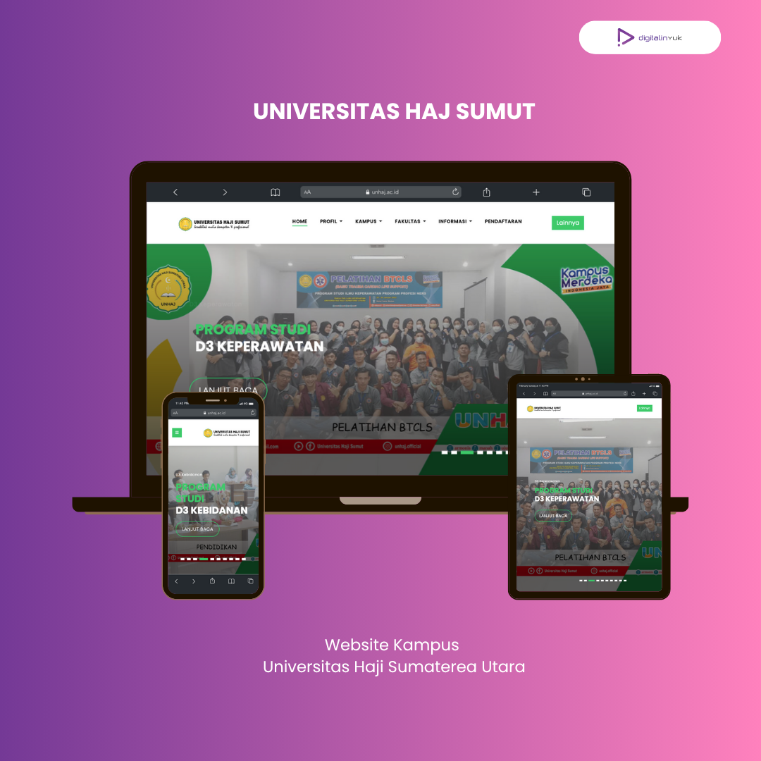 Portfolio Website Universitas Haju Sumut